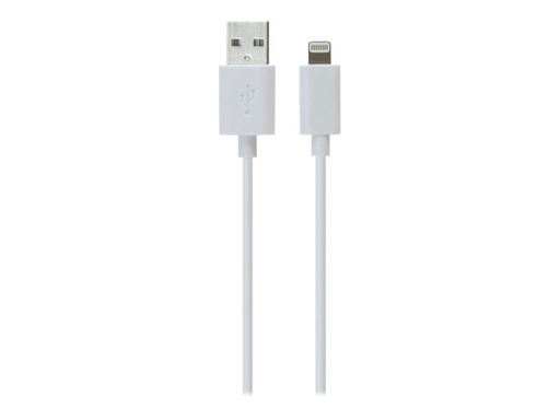 [ICB263WHT] iLuv iCB263 - Cable de datos / alimentación - USB (M) a Lightning (M) - 91.4 cm - blanco - para Apple iPad/iPhone/iPod (Lightning)