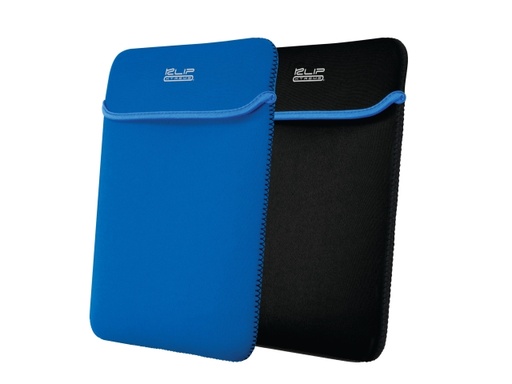 [KNS-214BL] Klip Xtreme - Notebook sleeve - 14.1 in - Black blue - neoprene reversable