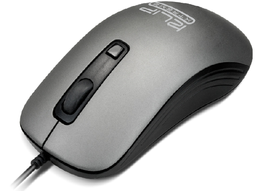 [KMO-111] Klip Xtreme - Mouse - Wired - USB - Gray - 1600dpi