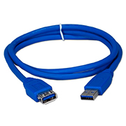 [XTC-353] Xtech - USB extension cable - Blue - 6ft USB 3.0 Ext