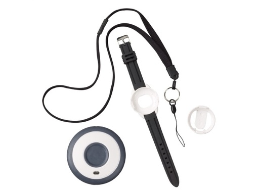 [5802WXT] Honeywell - 5802WXT - Wireless Personal Panic Transmitter - Botón de alarma de seguridad - inalámbrico - Resistente al agua: se puede usar en la ducha o el baño - La tecla (s) de tacto táctil está empotrada para evitar falsas alarmas - El LED indica que se envió la transmisión
