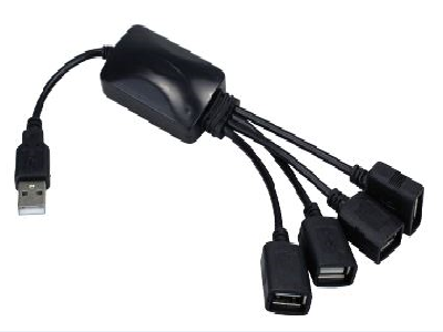 [XTC-320] Xtech - USB cable - 4 pin USB Type A - to 4 USB hub adapt