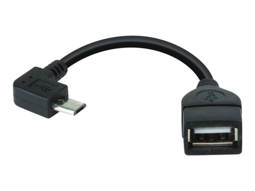 [XTC-360] Xtech XTC360 - Adaptador para cable de datos - USB (H) a Micro-USB tipo B (M) - 13.5 cm - conector en ángulo