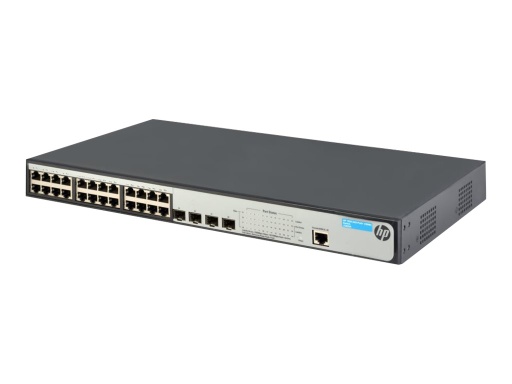 [JG925A] HPE 1920-24G-PoE+ - Conmutador - L3 - Gestionado - 24 x 10/100/1000 (PoE+) + 4 x Gigabit SFP - sobremesa, montaje en rack - PoE+ (180 W)