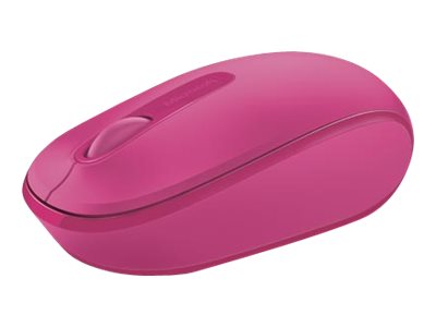 [U7Z-00062] Microsoft ratón móvil inalámbrico 1850 - Ratón - diestro y zurdo - óptico - 3 botones - inalámbrico - 2.4 GHz - receptor inalámbrico USB - magenta