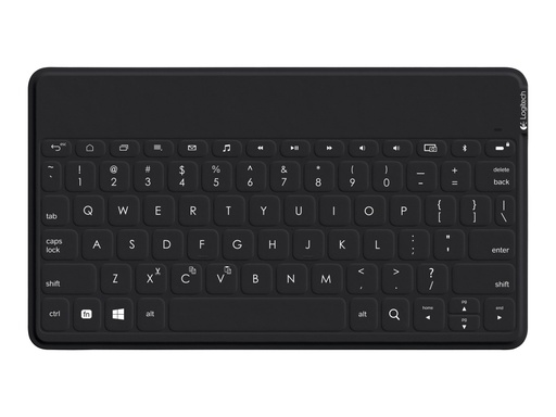 [920-006701] Logitech Keys-To-Go - Teclado - Bluetooth - impermeable - negro - para Apple iPad; iPhone; Apple TV