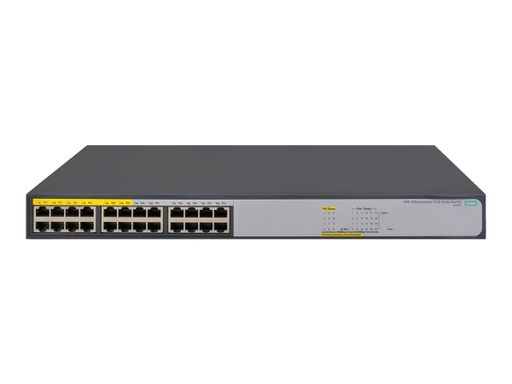 [JH019A] HPE 1420-24G-PoE+ (124W) Switch - Conmutador - sin gestionar - 12 x 10/100/1000 (PoE+) + 12 x 10/100/1000 - sobremesa, montaje en rack - PoE+ (124 W)