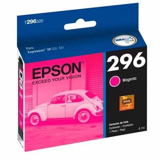 [T296320-AL] Epson 296 - Magenta - original - cartucho de tinta - para Expression XP-231, XP-241, XP-431, XP-441