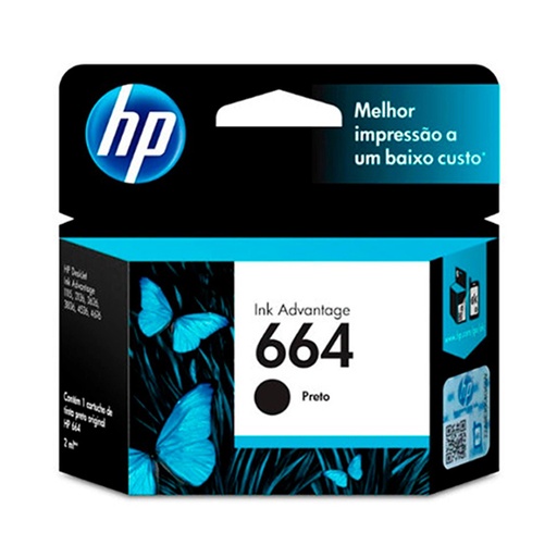[F6V29AL] HP - Ink cartridge - Black 664
