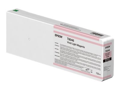 [T804600] Epson T8046 - 700 ml - magenta vívido suave - original - cartucho de tinta - para SureColor SC-P6000, SC-P7000, SC-P7000V, SC-P8000, SC-P9000, SC-P9000V