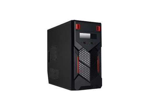 [CS705XTK02] Xtech - Tower - Micro ATX - Black and red - Span - 500W kybd/mse/spkr
