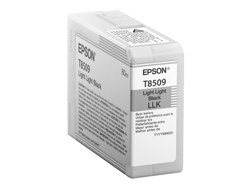 [T850900] Epson T8509 - 80 ml - negro claro claro - original - cartucho de tinta - para SureColor P800, P800 Designer Edition, SC-P800
