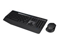 [920-007820] Logitech Wireless Combo MK345 - Juego de teclado y ratón - inalámbrico - 2.4 GHz - QWERTY - español - negro, azul