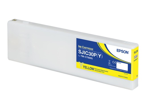 [C33S020638] Epson SJIC30P(Y) - Amarillo - original - cartucho de tinta - para ColorWorks C7500GE, TM-C7500G