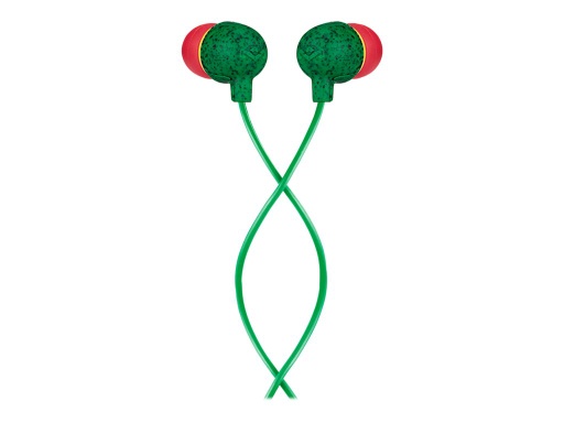 [EM-JE061-RA] House of Marley Little Bird - Auriculares internos con micro - en oreja - cableado - conector de 3,5 mm - aislamiento de ruido - rasta