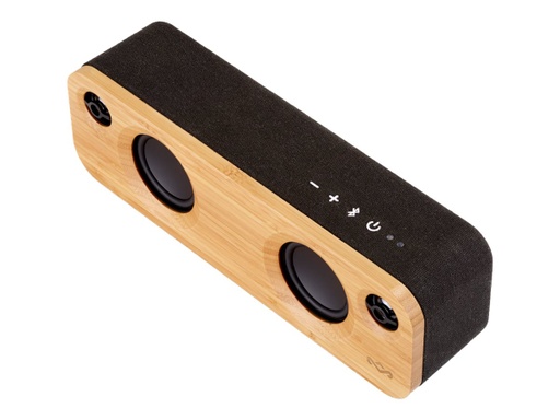 [EM-JA013-SB] House of Marley Get Together Mini - Altavoz - para uso portátil - inalámbrico - Bluetooth - 2 vías - negro exclusivo