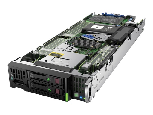[813196-B21] HPE ProLiant BL460c Gen9 - Servidor - compacto - 2 vías - 2 x Xeon E5-2660V4 / 2 GHz - RAM 128 GB - SAS - hot-swap 2.5" bahía(s) - sin disco duro - G200eH - GigE, 10 GigE, FCoE - monitor: ninguno
