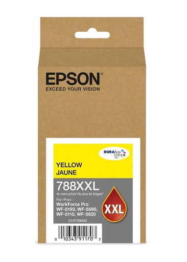 [T788XXL420-AL] Epson - T788XXL420-AL - Yellow - WorkForce WF-5190