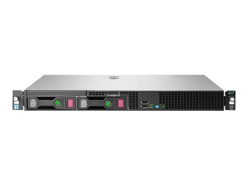 [830697-S01] HPE ProLiant DL20 Gen9 - Servidor - se puede montar en bastidor - 1U - 1 vía - 1 x Xeon E3-1220V5 / 3 GHz - RAM 8 GB - SATA - de intercambio no en caliente 3.5" bahía(s) - sin disco duro - Matrox G200 - GigE - monitor: ninguno - Smart Buy