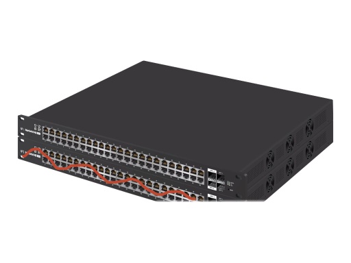 [ES-48-750W] Ubiquiti EdgeSwitch 48 - Conmutador - Gestionado - 48 x 10/100/1000 (PoE+) + 2 x Gigabit SFP / 10 Gigabit SFP+ + 2 x SFP - montaje en rack - PoE+