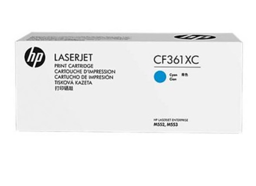 [CF361XC] HP 508X - Alto rendimiento - cián - original - LaserJet - cartucho de tóner (CF361XC) Contract - para LaserJet Enterprise MFP M577; LaserJet Enterprise Flow MFP M577