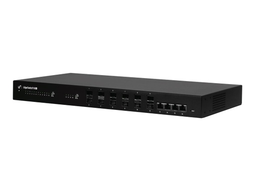 [ES-16-XG] Ubiquiti EdgeSwitch ES-16-XG - Conmutador - L3 - Gestionado - 12 x 10 Gigabit SFP+ + 4 x 10 Gigabit Ethernet - montaje en rack - CA 120/230 V / CC 16 - 25 V