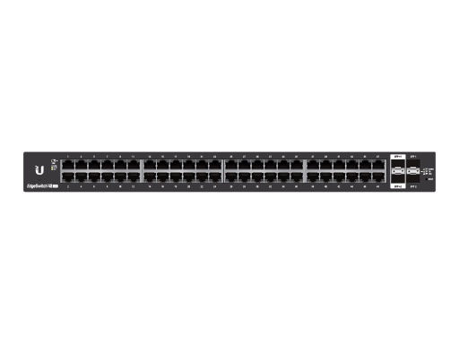 [ES-48-LITE] Ubiquiti EdgeSwitch ES-48-LITE - Conmutador - L3 - Gestionado - 48 x 10/100/1000 + 2 x Gigabit SFP / 10 Gigabit SFP+ + 2 x SFP - montaje en rack