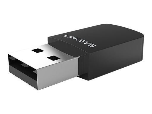 [WUSB6100M] Linksys Next-Gen AC MU-MIMO USB Adapter - Adaptador de red - USB 2.0 - 802.11ac