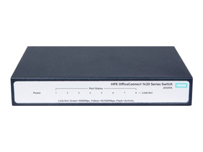 [JH329A] HPE OfficeConnect 1420 8G - Conmutador - sin gestionar - 8 x 10/100/1000 - sobremesa