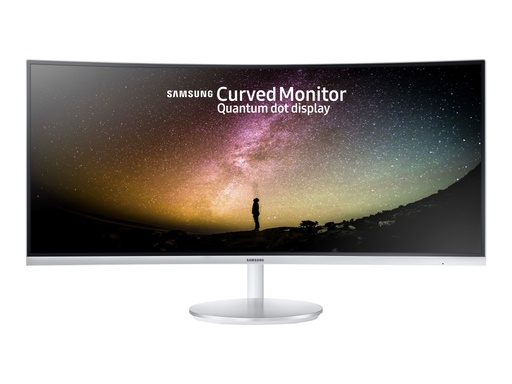 [LC34F791WQLXZP] Samsung C34F791WQL - CF791 Series - monitor LED - curvado - 34" (34" visible) - 3440 x 1440 Ultra WQHD @ 100 Hz - VA - 300 cd/m² - 3000:1 - 4 ms - 2xHDMI, DisplayPort - altavoces - blanco