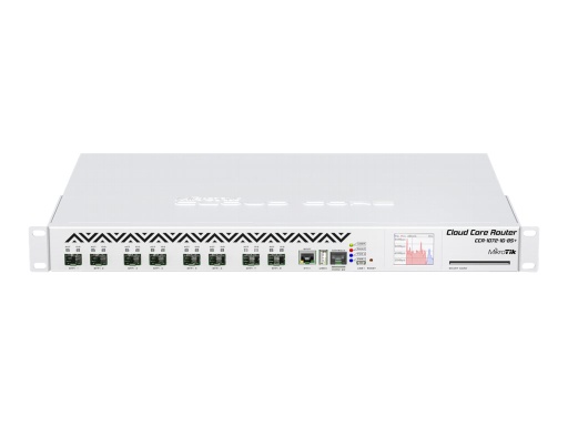 [CCR1072-1G-8S+] MikroTik Cloud Core Router CCR1072-1G-8S+ - Router - 10 GigE - montaje en rack