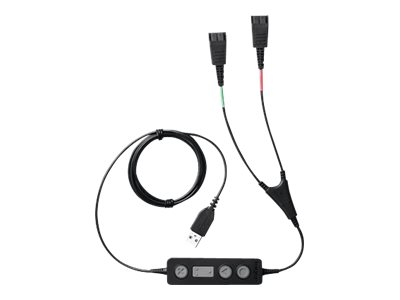 [265-09] Jabra LINK 265 - Adaptador para auriculares - USB (M) a Desconexión rápida