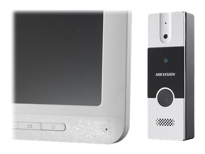 [DS-KIS202] Hikvision DS-KIS202 - Sistema de intercomunicación de vídeo - cableado - 7" monitor LCD - 1 cámara(s) - CMOS