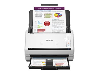 [B11B248301] Epson WorkForce DS-770 - Escáner de documentos - Sensor de imagen de contacto (CIS) - a dos caras - Letter - 600 ppp x 600 ppp - hasta 45 ppm (mono) / hasta 45 ppm (color) - Alimentador automático de documentos (ADF) (100 hojas) - hasta 5000 exploraciones por día - USB 3.0