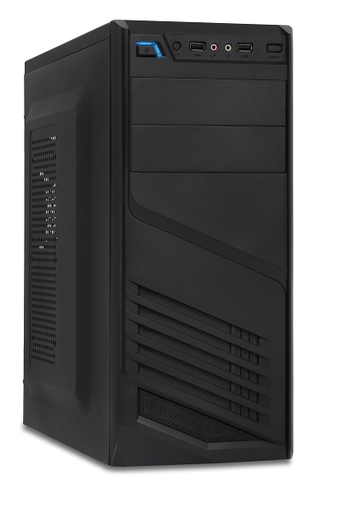 [XTQ-200] Xtech - Desktop - All black - ATX - pc case 600W ps