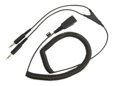 [8734-599] Jabra - Cable para auriculares - miniconector (M) a Desconexión rápida (M) - 2 m
