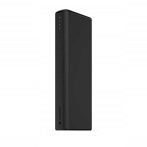 [4059_PWR-BOOST-10.4K-BLK] mophie Power Boost - Cargador portátil - 10400 mAh - 2.1 A - 2 conectores de salida (USB) - en el cable: Micro-USB - negro