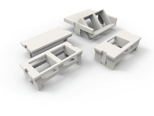 [35060037] Furukawa - Tapa ciega para placa frontal - blanco - 1 puerto