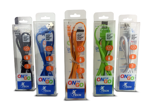 [XTG-216] Xtech - USB cable - Apple Lightning - 4 pin USB Type A - 1 m - 3 ft Must sell in 10 package