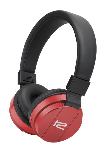 [KHS-620RD] Klip Xtreme KHS-620 - Auriculares con diadema con micro - en oreja - Bluetooth - inalámbrico - rojo