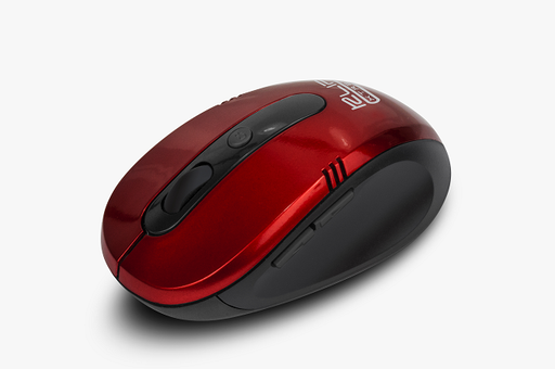 [KMW-330RD] Klip Xtreme KMW-330 Vector - Ratón - ergonómico - óptico - 6 botones - inalámbrico - 2.4 GHz - receptor inalámbrico USB - rojo