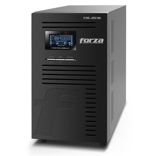 [FDC-203K-I] Forza - UPS - On-line - 3000 Watt - Entrada 200-240VCA - Salida 200/208/220/230/240VCA - 3000VA PF1