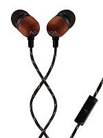 [EM-JE041-SB] House of Marley Smile Jamaica - Auriculares internos - en oreja - cableado - conector de 3,5 mm - aislamiento de ruido - negro