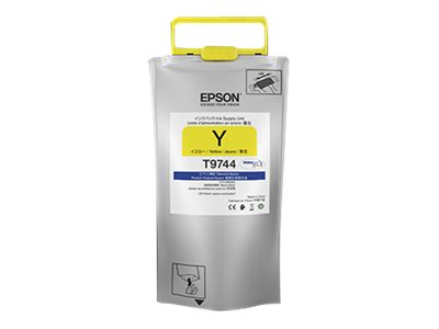 [T974420] Epson T9744 - Gran capacidad - amarillo - original - blíster con alarmas de RF/acústica - cartucho de tinta - para WorkForce Pro WF-C869R, WF-C869RD3TWFC, WF-C869RDTWF, WF-C869RDTWFC