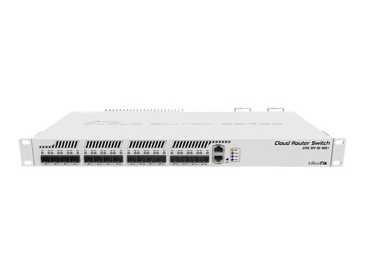 [CRS317-1G-16S+RM] MikroTik Cloud Router Switch CRS317-1G-16S+RM - Conmutador - L3 - Gestionado - 16 x SFP+ + 1 x 10/100/1000 - montaje en rack - CA 100 - 240 V