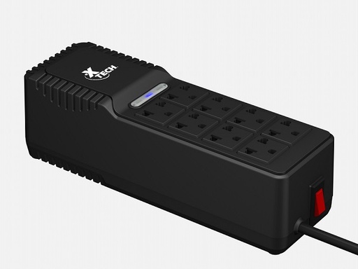 [XTR-1002] Xtech - Automatic voltage regulator - External - AC 110/120 V - 8 Tomas de Corriente - 1000 VA - -XTR-1002