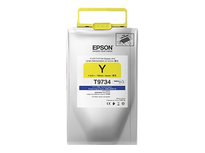 [T973420] Epson T9734 - Gran capacidad - amarillo - original - blíster con alarmas de RF/acústica - cartucho de tinta - para WorkForce Pro WF-C869R, WF-C869RD3TWFC, WF-C869RDTWF, WF-C869RDTWFC