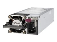 [865408-B21] HPE - Fuente de alimentación - conectable en caliente / redundante (módulo de inserción) - Flex Slot - 80 PLUS Platinum - CA 100-240 V - 500 vatios - 563 VA
