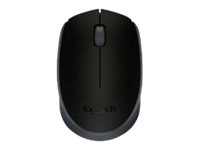 [910-004940] Logitech M170 - Ratón - diestro y zurdo - inalámbrico - 2.4 GHz - receptor inalámbrico USB - negro