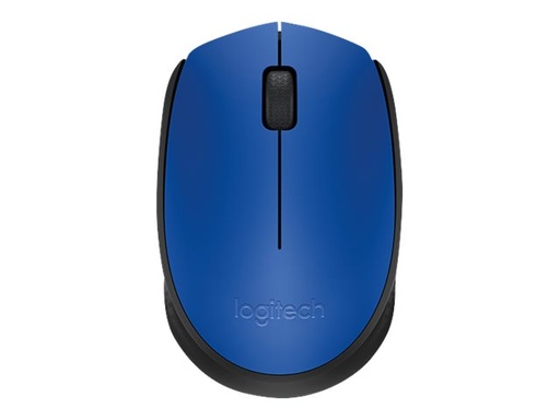 [910-004800] Logitech M170 - Ratón - diestro y zurdo - inalámbrico - 2.4 GHz - receptor inalámbrico USB - azul